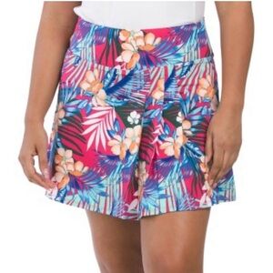 Tommy Bahama skort sz S golf & Tennis Skirt Tropical Floral Pink Women's Skirt